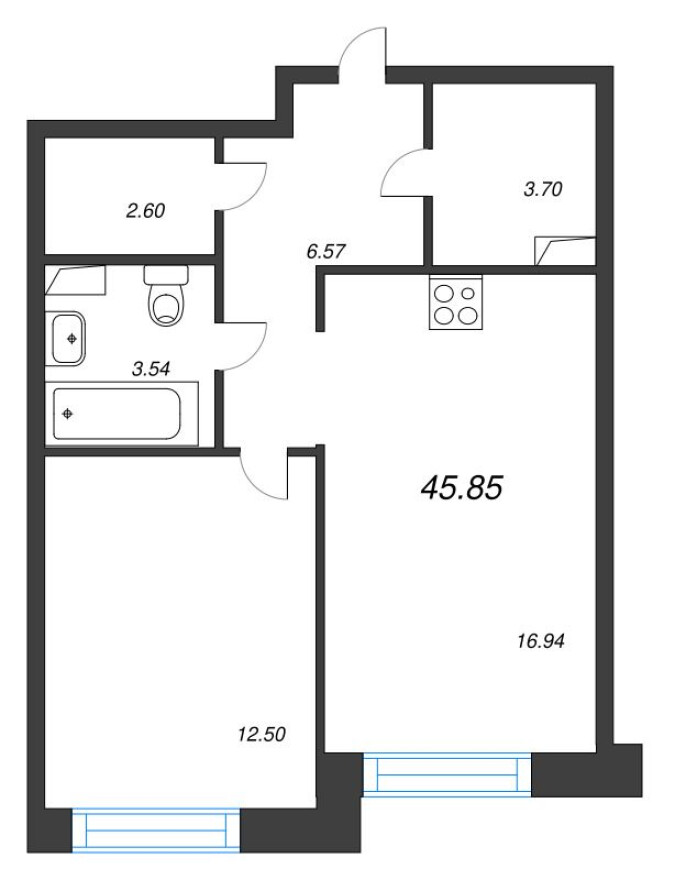 2е квартира