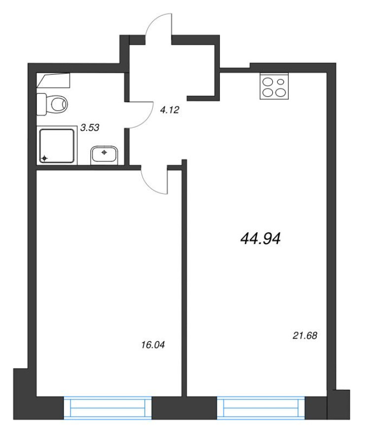 2е квартира