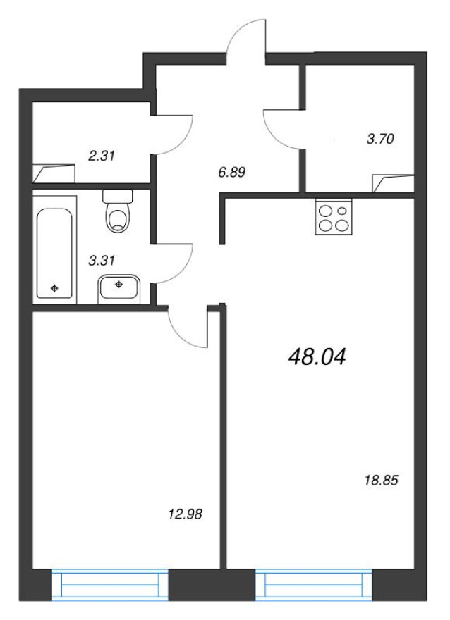 2е квартира