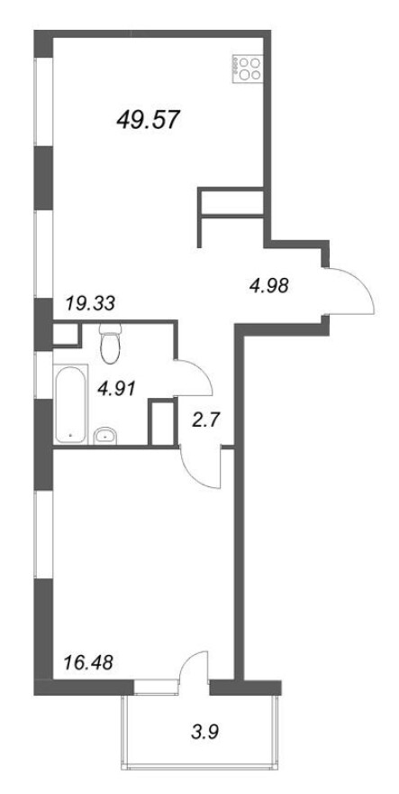 2е квартира