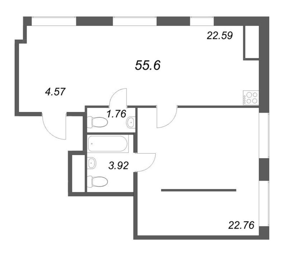 2е квартира