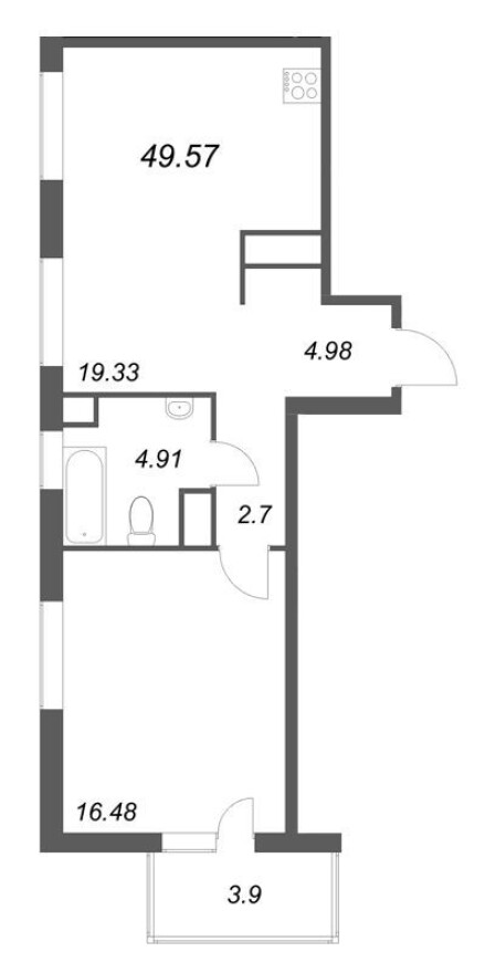 2е квартира