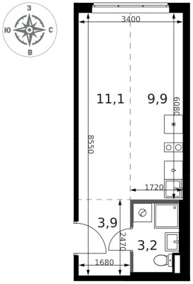 Студия-квартира