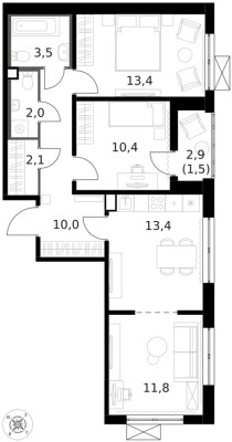 3е квартира