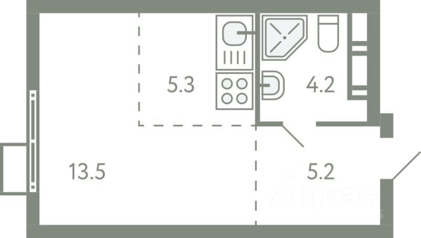 1к. квартира