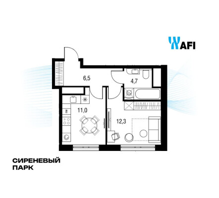 1к. квартира