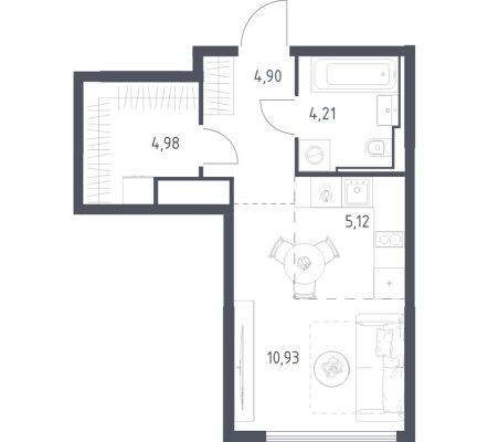 1к. квартира