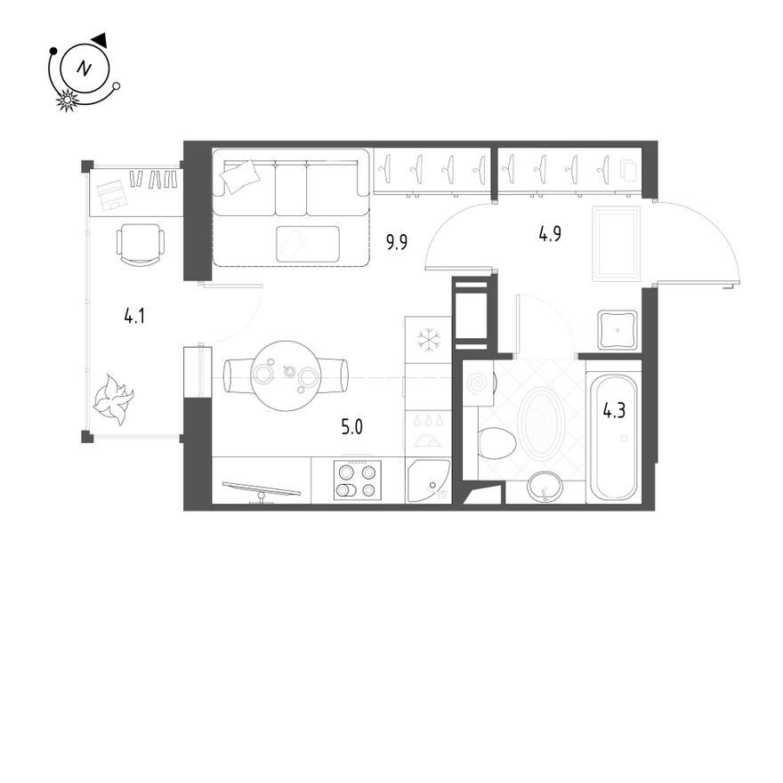 Студия-квартира