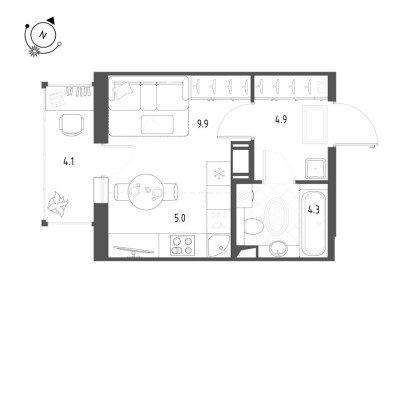 Студия-квартира