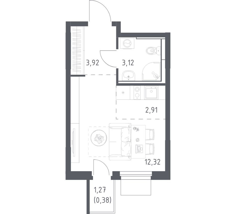 Студия-квартира