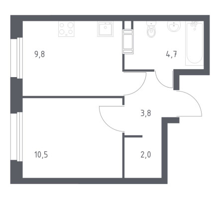 1к. квартира