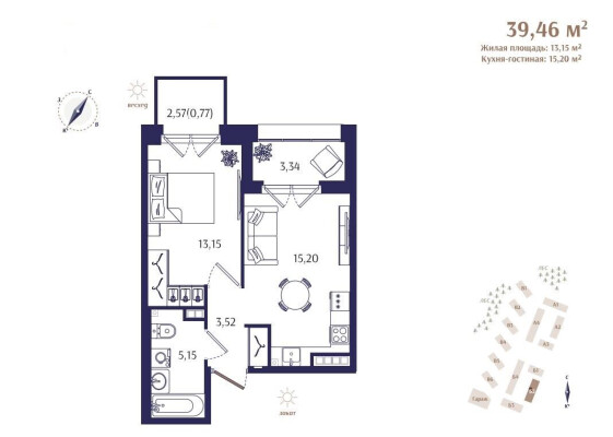 1к. квартира