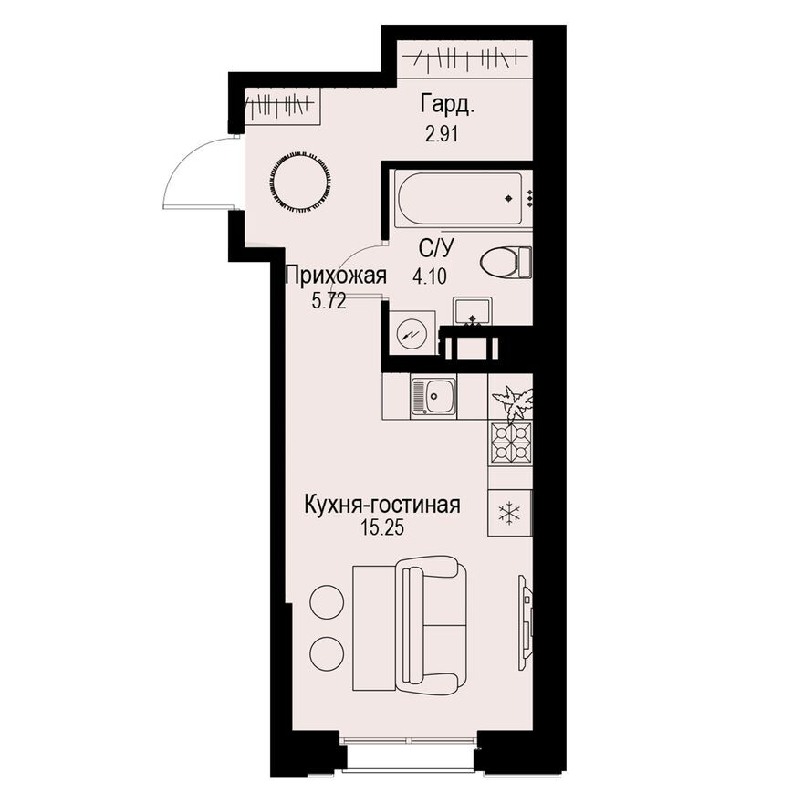 Студия-квартира