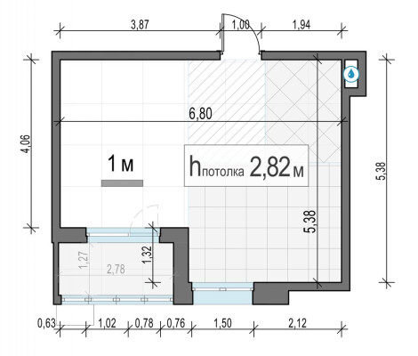 1к. квартира
