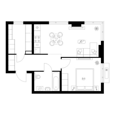 1к. квартира