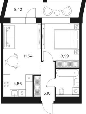 1к. квартира