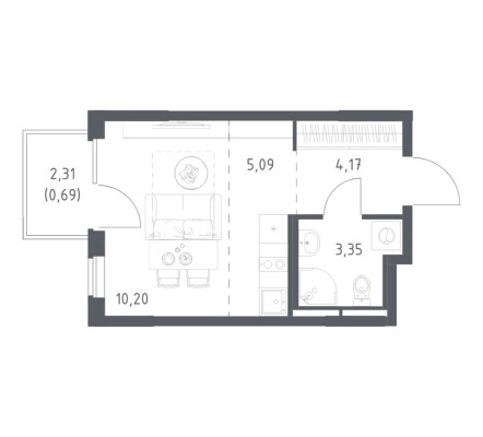 Студия-квартира