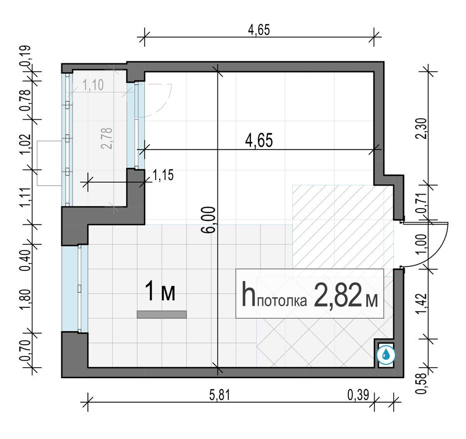 1к. квартира