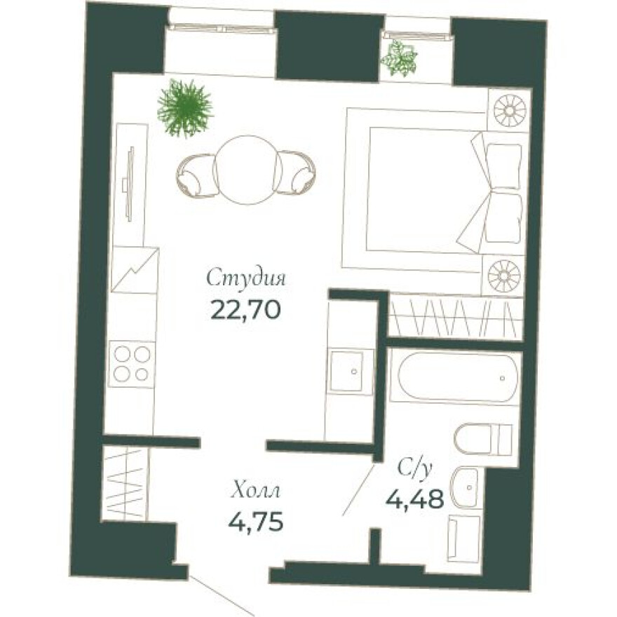 Студия-квартира