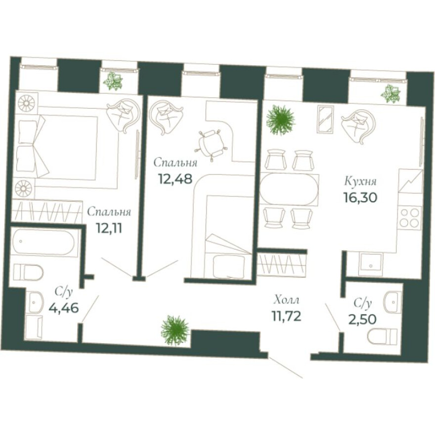 3е квартира