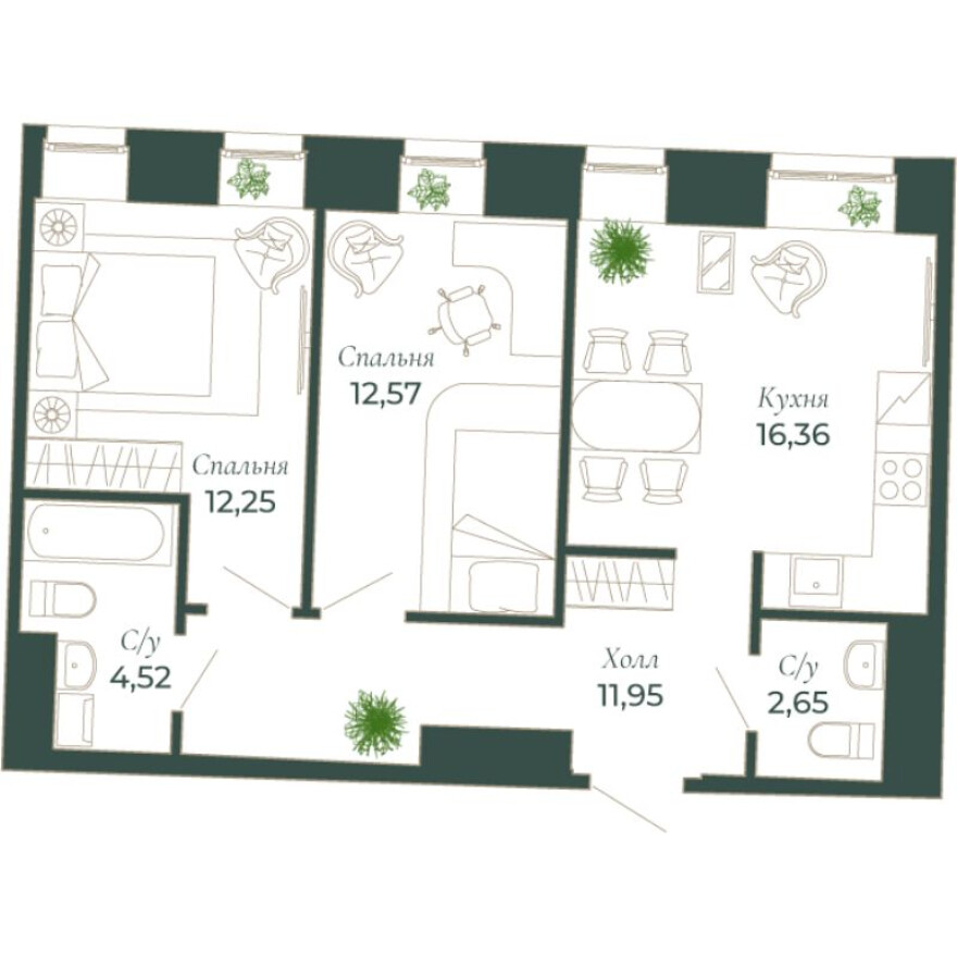 3е квартира