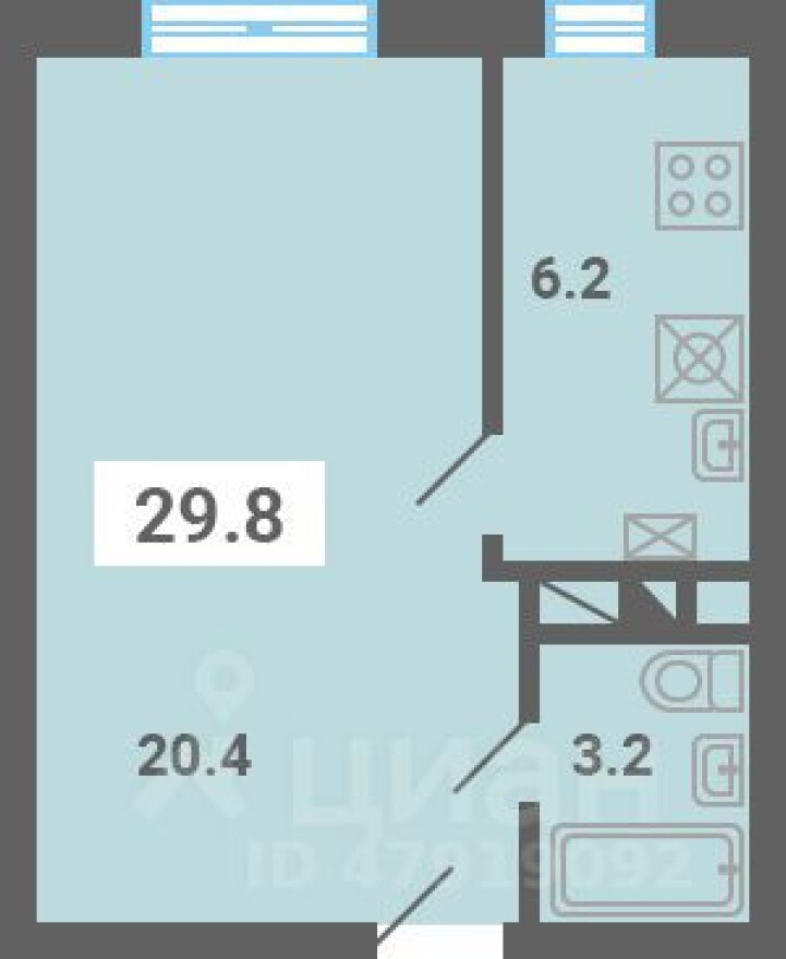 1к. квартира