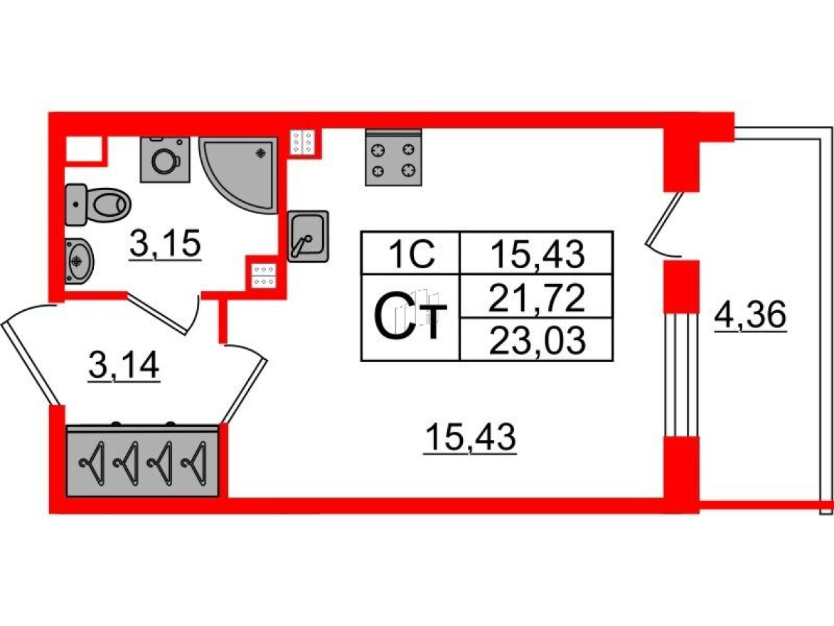 Студия-квартира