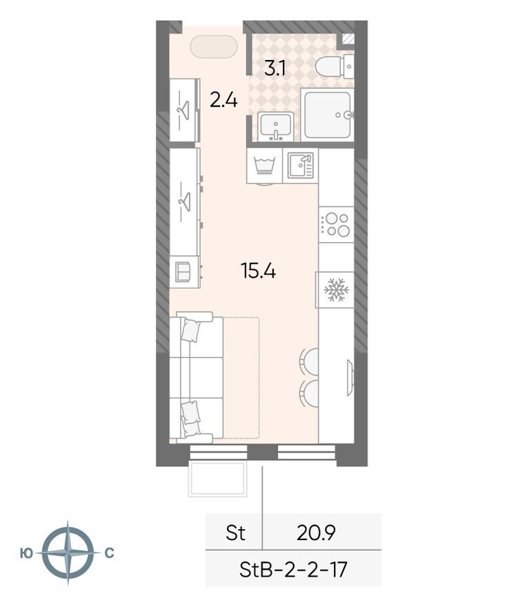 Студия-квартира