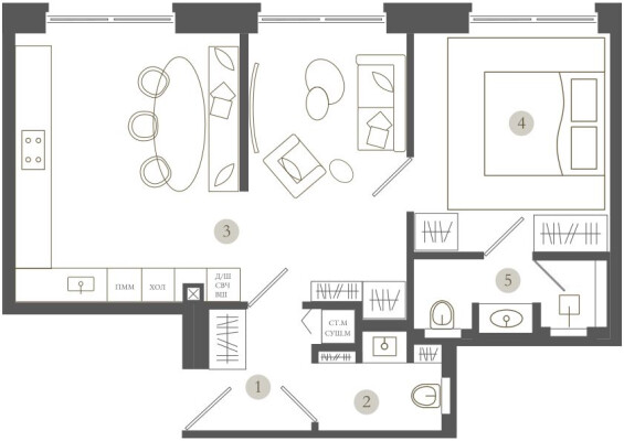 1к. квартира