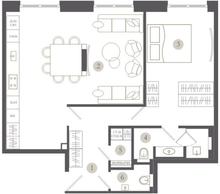 1к. квартира