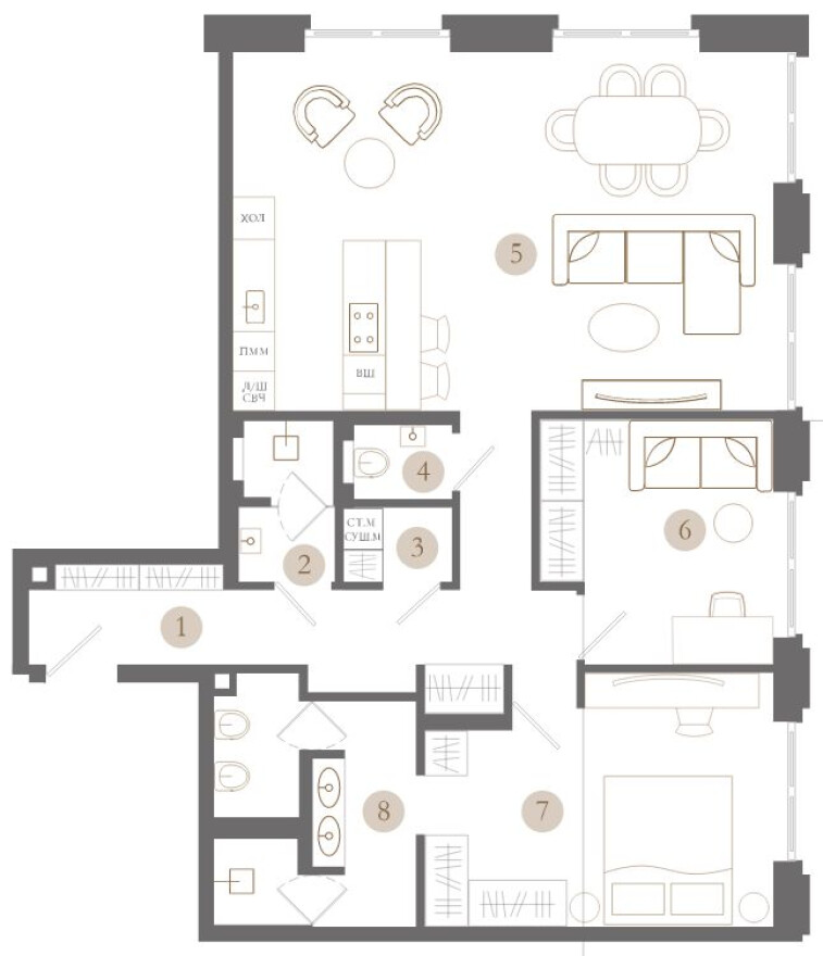 1к. квартира