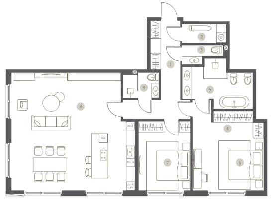 2к. квартира