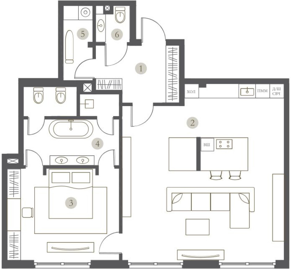 1к. квартира