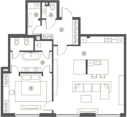 1к. квартира