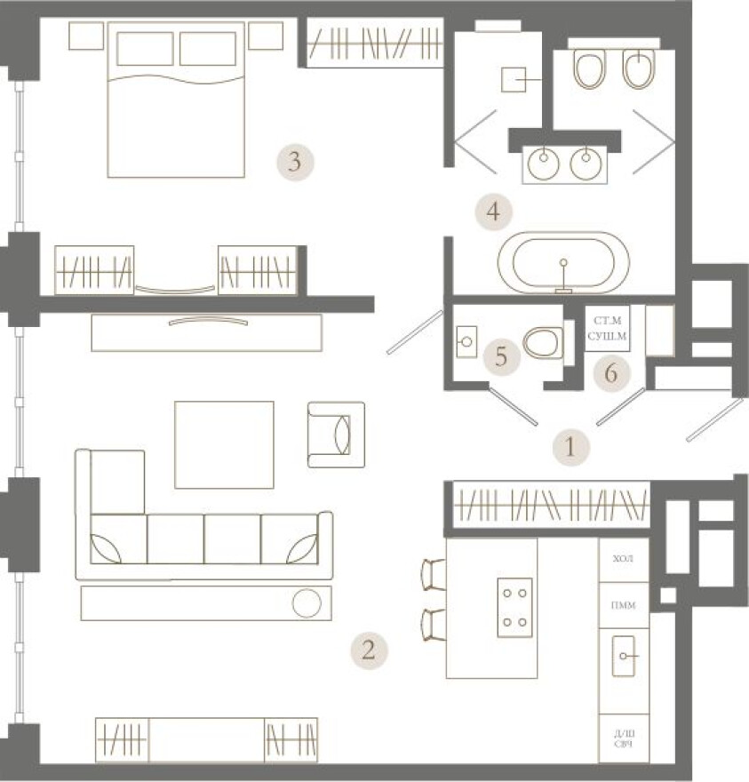 1к. квартира