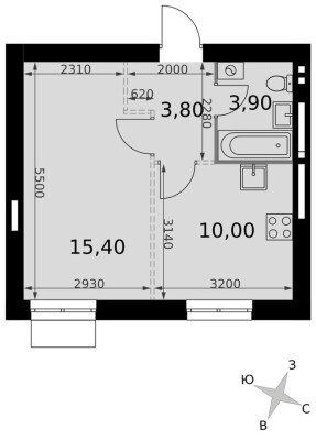 1к. квартира