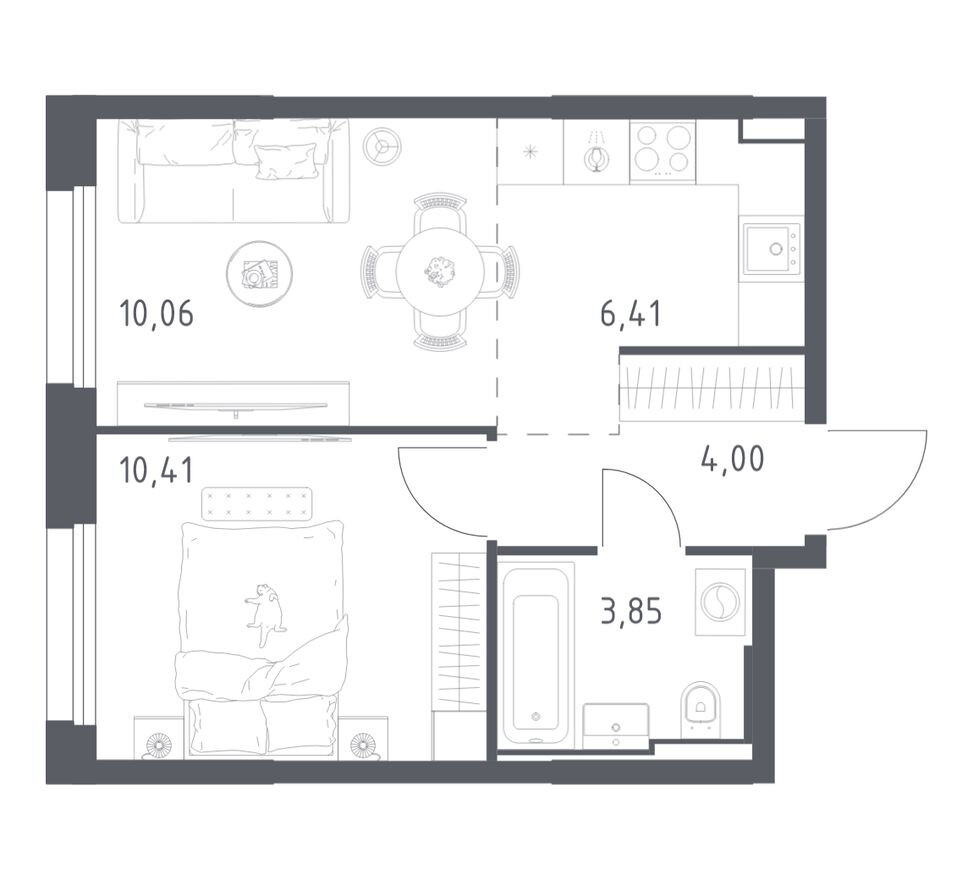 1к. квартира