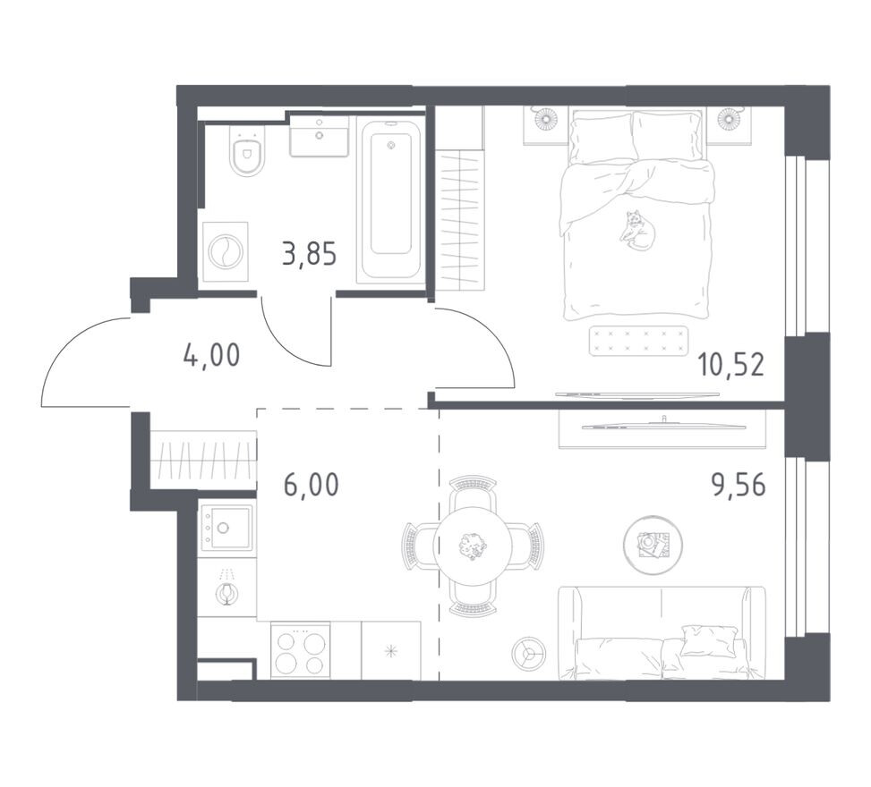 1к. квартира