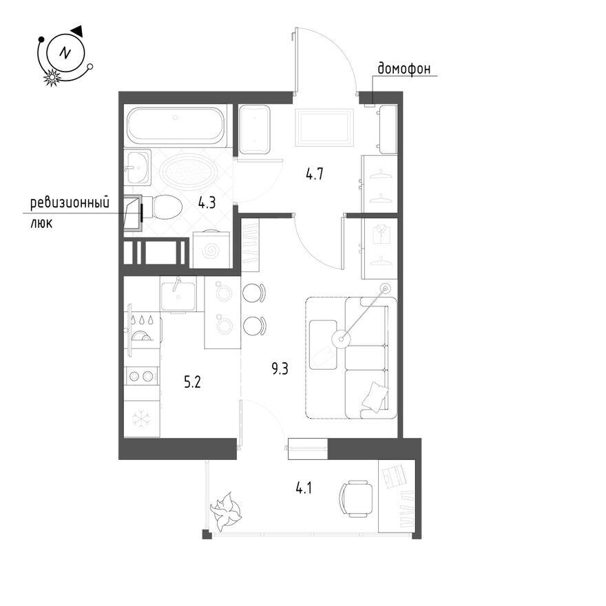 Студия-квартира