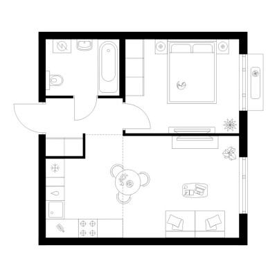 1к. квартира