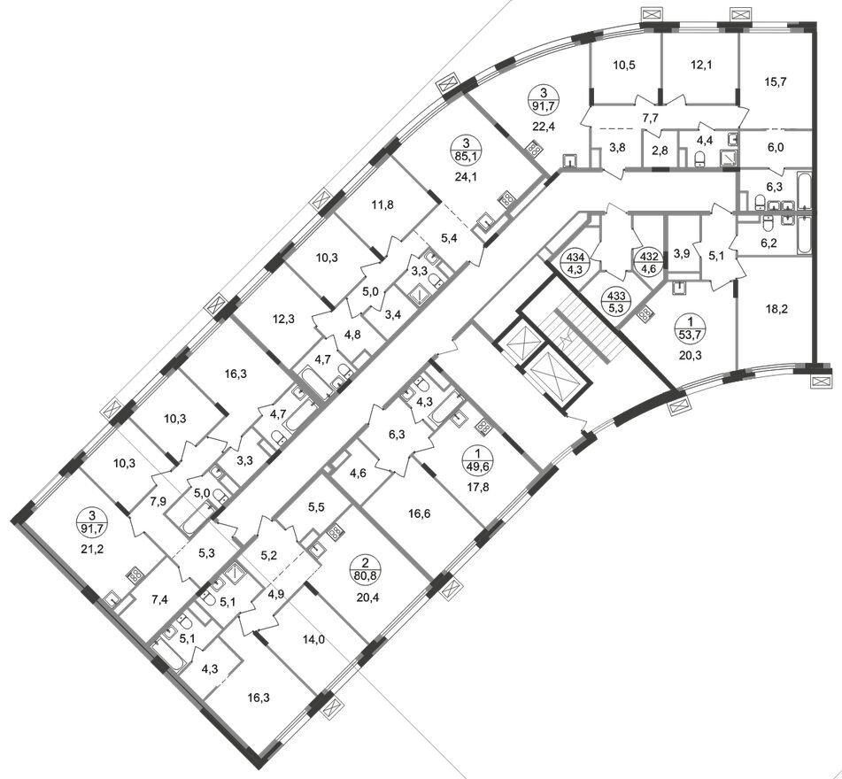 Кладовая на этаже, 4.6 м²