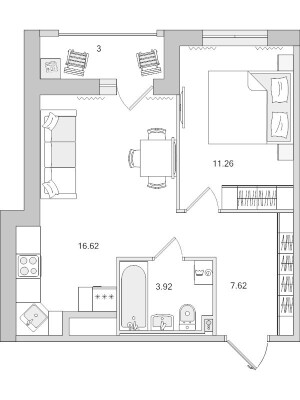 2е квартира