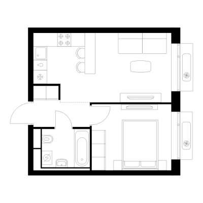 1к. квартира