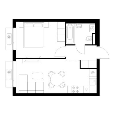 1к. квартира