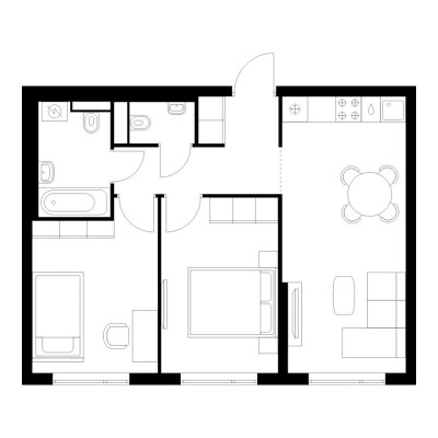 2к. квартира