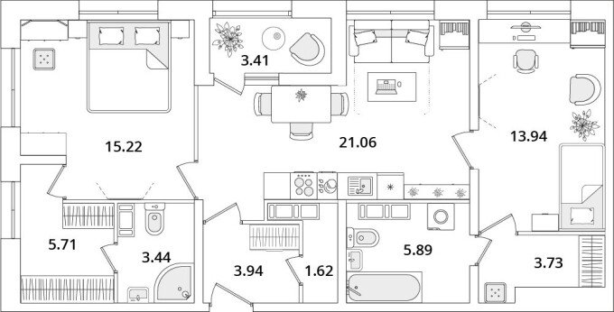 2к. квартира
