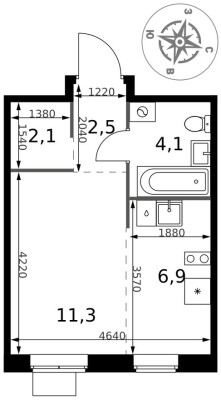Студия-квартира