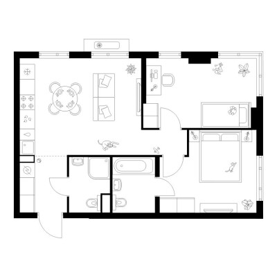 2к. квартира