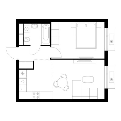 1к. квартира