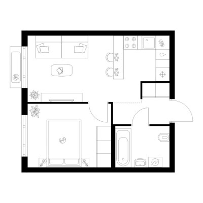 1к. квартира